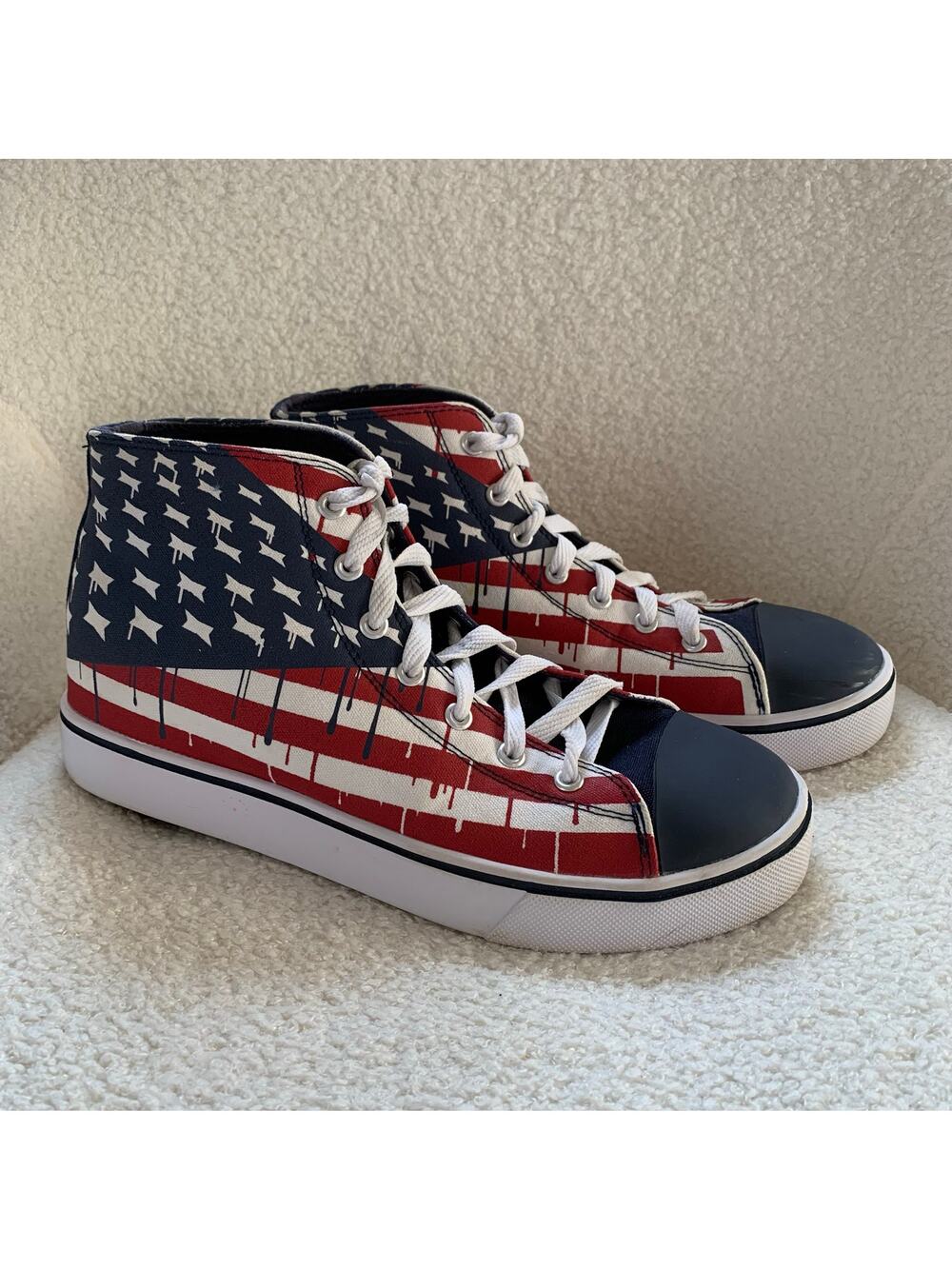 Men's Heelys Skate Shoes Stars and Stripes USA Flag Patriotic Streetwear Size 9